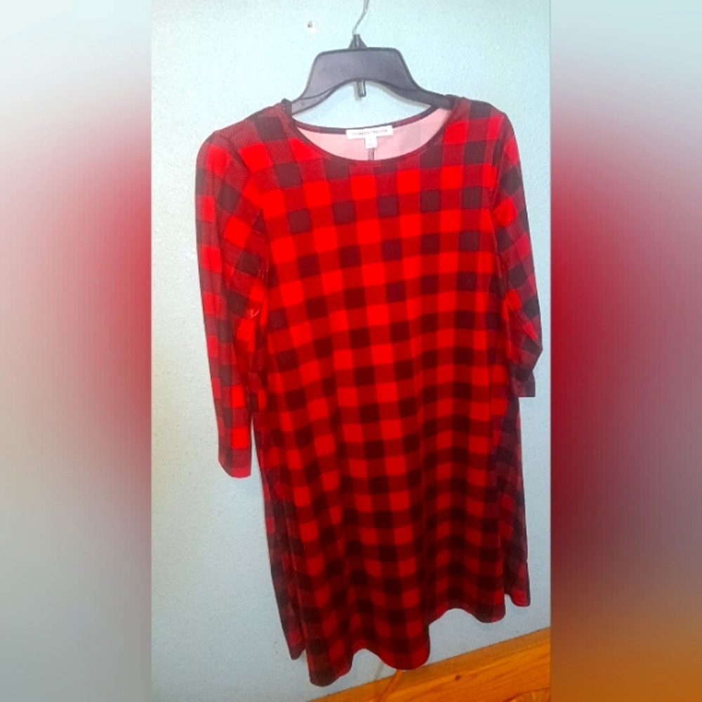 Simple Plaid dress
